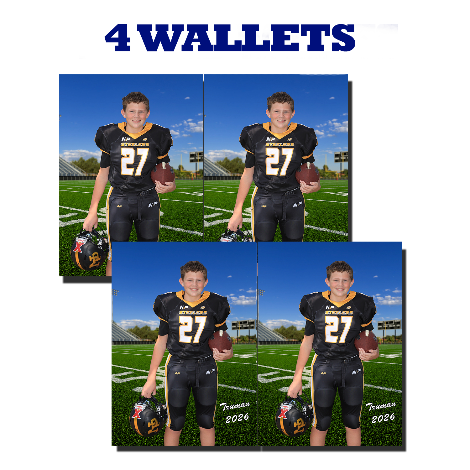 (4) 2.5x3.5 Wallet Photos
