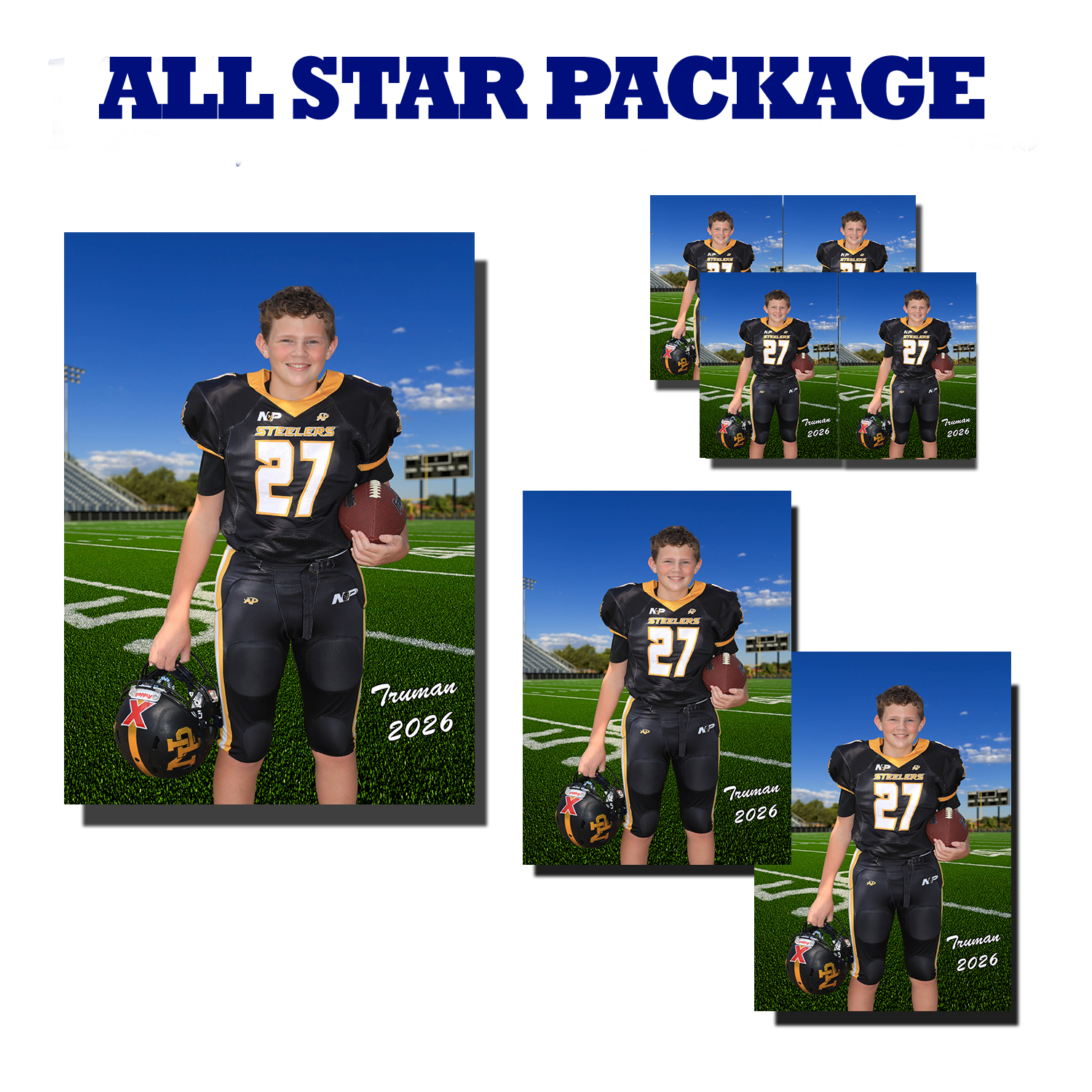 (1) 8x10, (2) 5x7 Prints & (4) Wallets
