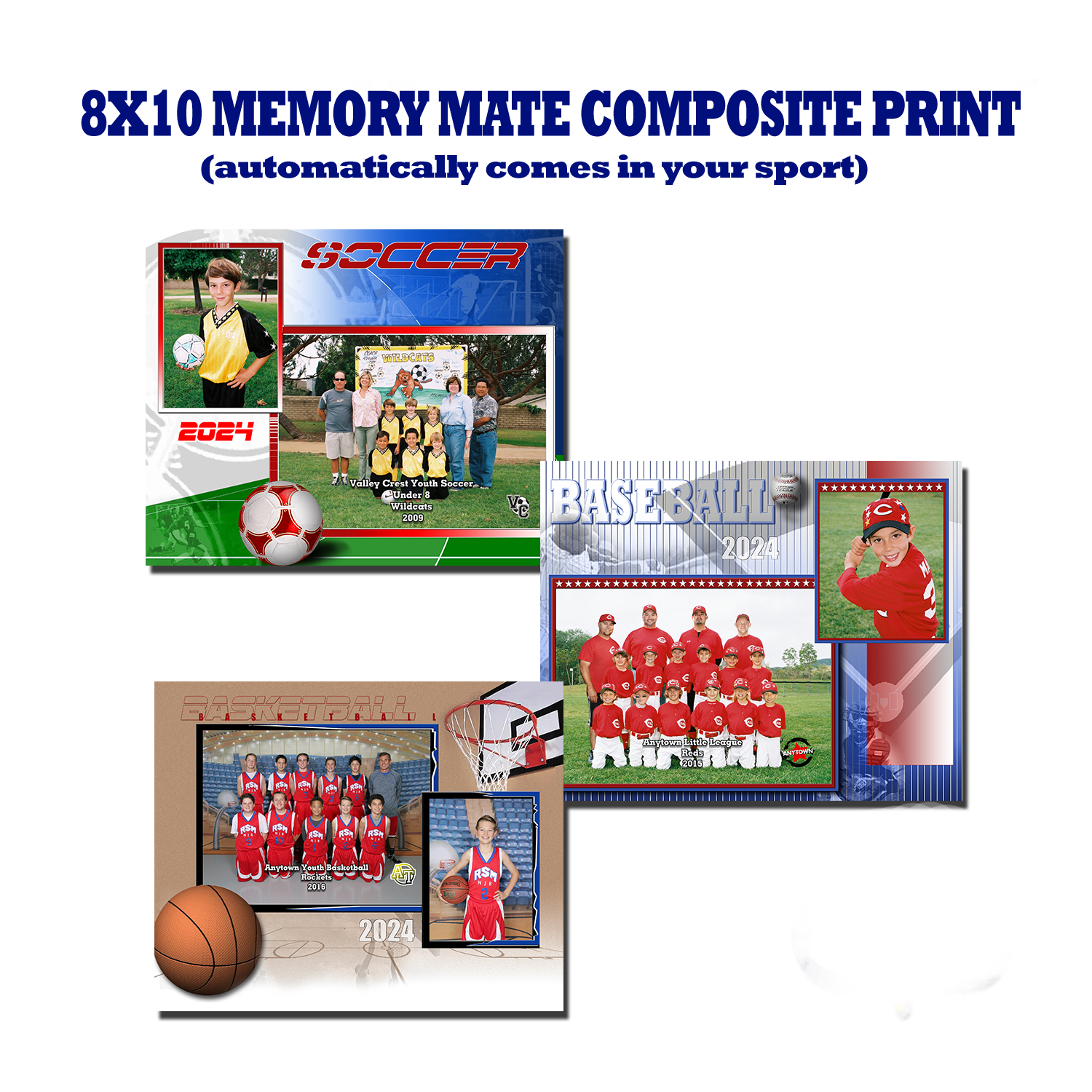 8x10 Memory-Mate Composite