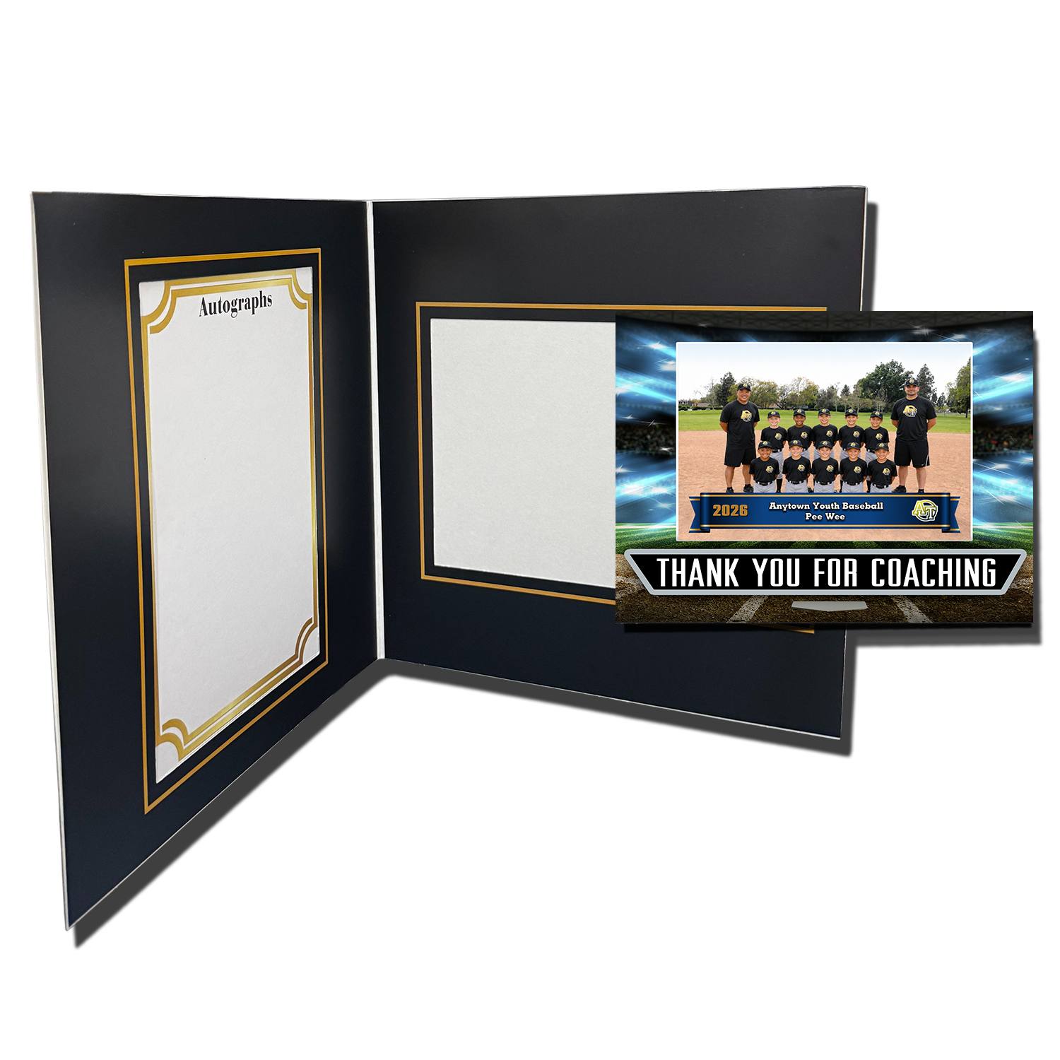 Coach Folio with 5x7 Team Photo